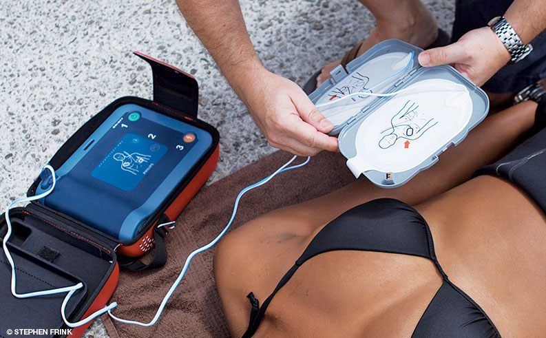 Are AEDs Safe To Use in Wet Environments?