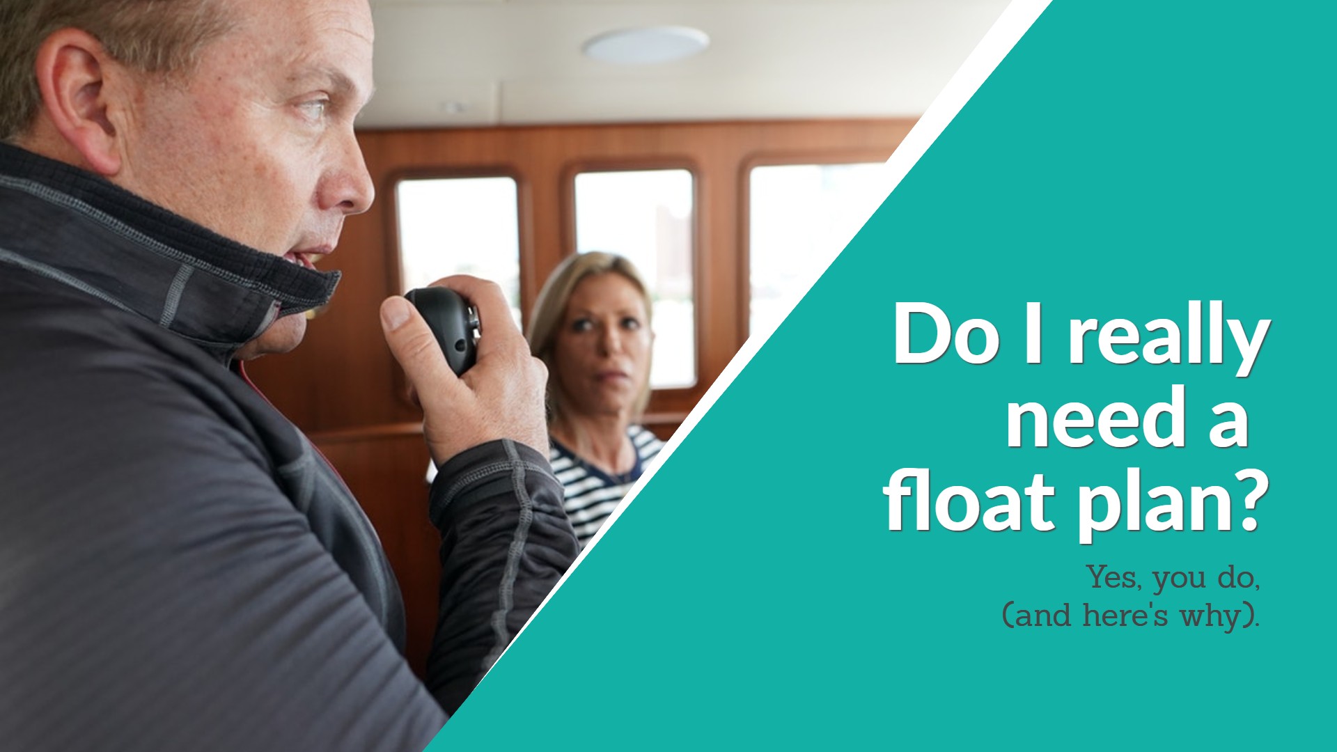 boaters in distress use vhf radio to call for help