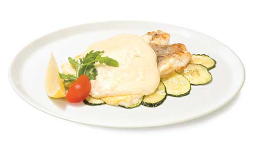 baked grouper seafood dish