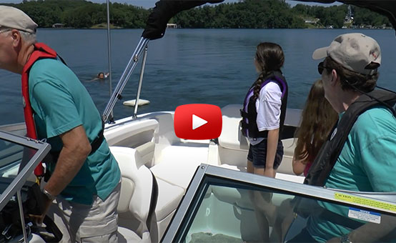 [video] family boaters man overboard drills